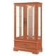 preview thumbnail 22 of 73, GDFStudio - Traditional Storage Lighted Curio Display Cabinet with Glass Doors and Drawer