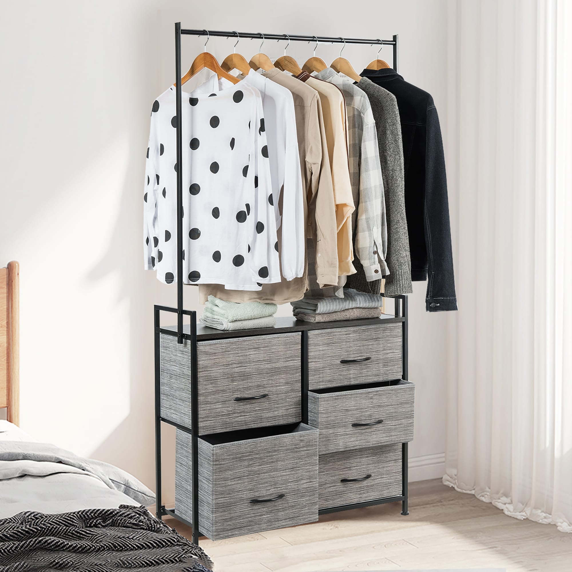 Dresser clearance hanger organizer