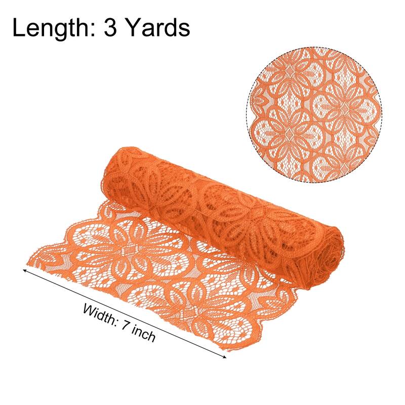 Lace Ribbon 7 Inch Lace Flower Trim for Craft Gift Wrappers Wedding