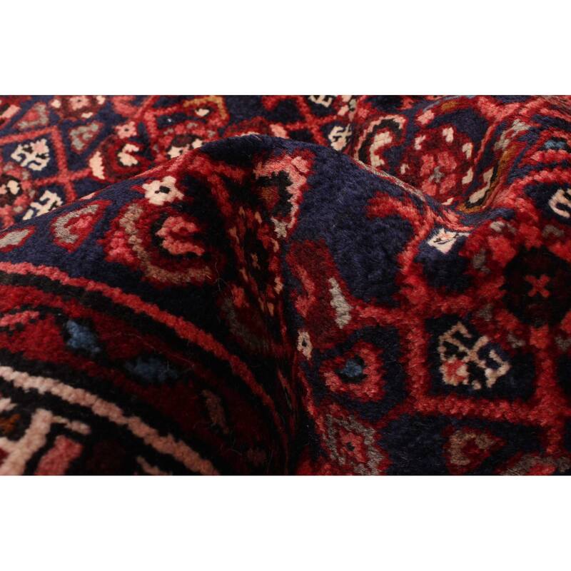 ECARPETGALLERY Hand-knotted Andelz Dark Navy Wool Rug - 3'5 x 10'6