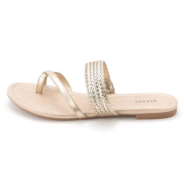 Shop Alfani Women S Haryse Flat Toe Ring Sandals Overstock 14527423