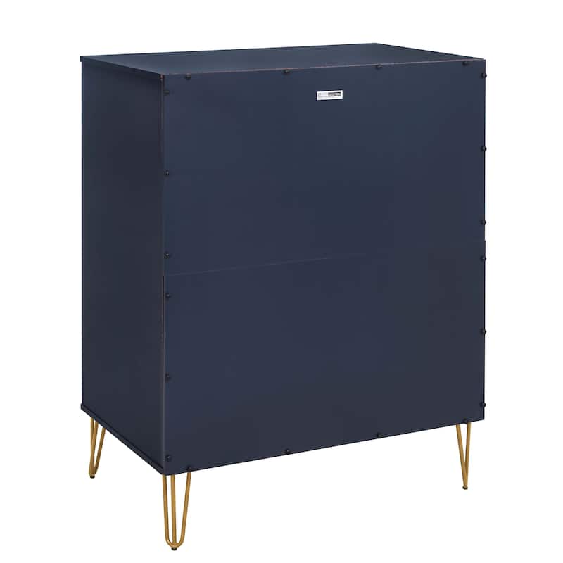 Manhattan Comfort 3-Piece Dumbo Modern 5-Drawer Tall Dresser Nightstand Combo Set
