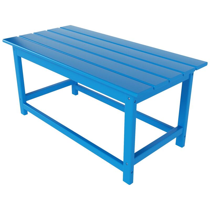 POLYTRENDS Laguna 36-inch Poly Eco-Friendly All Weather Coffee Table