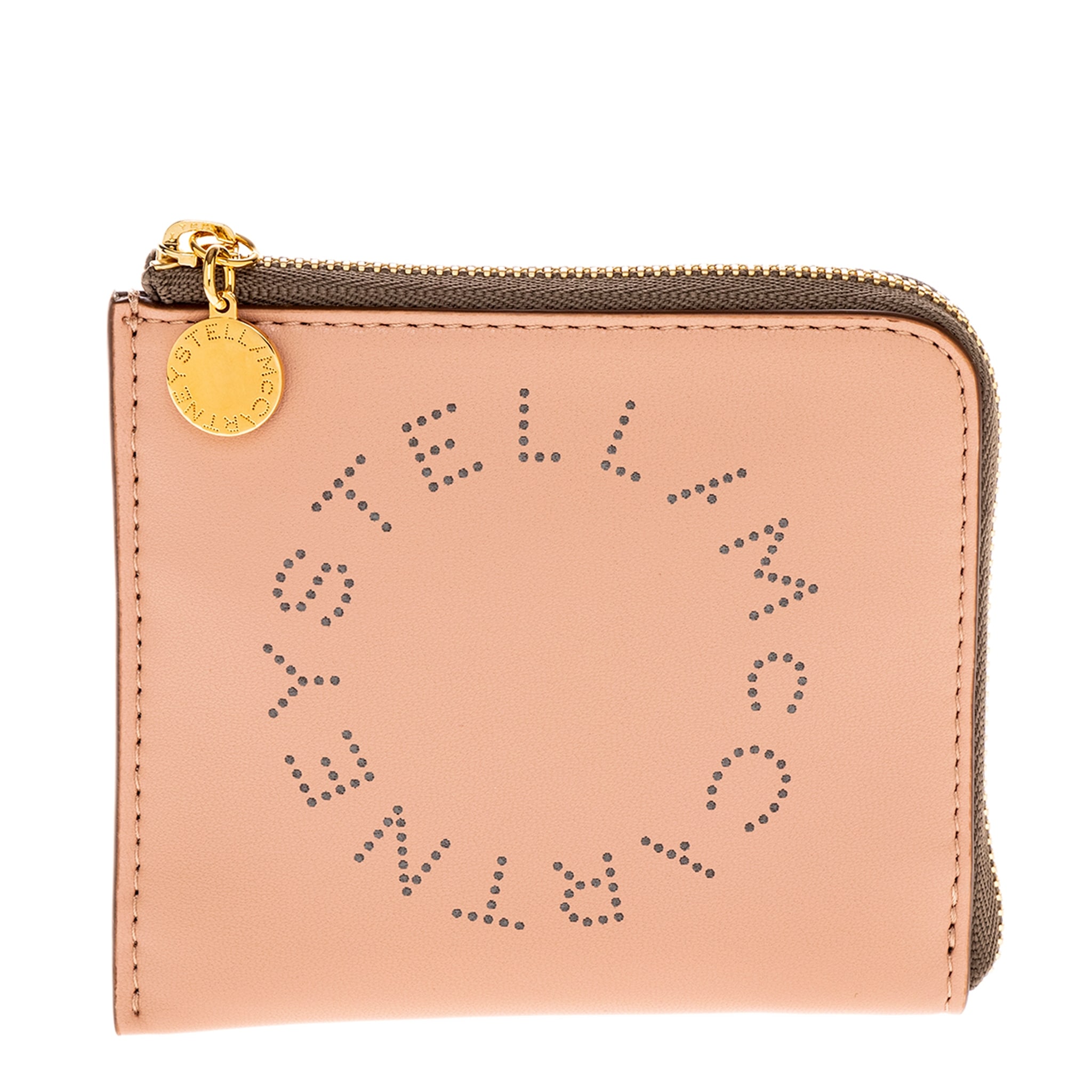 Stella McCartney Logo Zip Card Holder - Overstock - 42712602