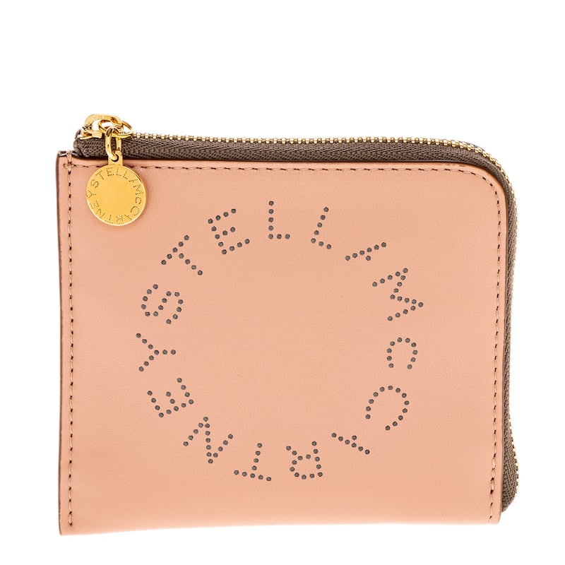Stella McCartney Logo Zip Card Holder