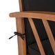 preview thumbnail 83 of 117, SAFAVIEH Fontana 4-piece Acacia Solid Wood Outdoor Conversation Patio Set
