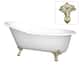 Option White / Satin Nickel Feet