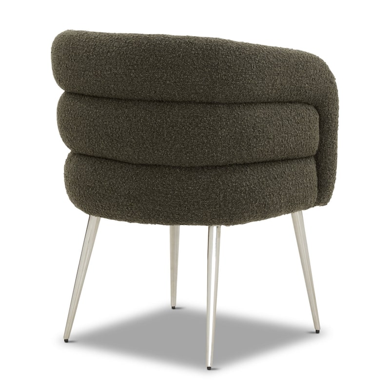 Poly & Bark Boucle Fabric Dining Chair