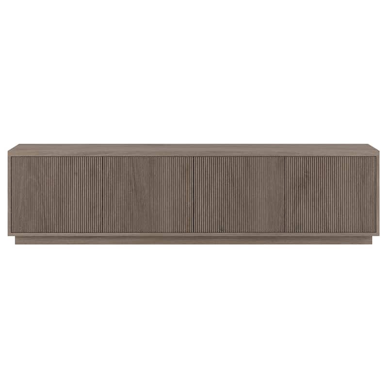 Hanson Rectangular Fluted TV Stand for TV's up to 85"
