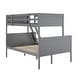 preview thumbnail 30 of 68, Convertible Solid Wood Bunk Bed Frame for Kids with Ladder, No Box Spring Needed