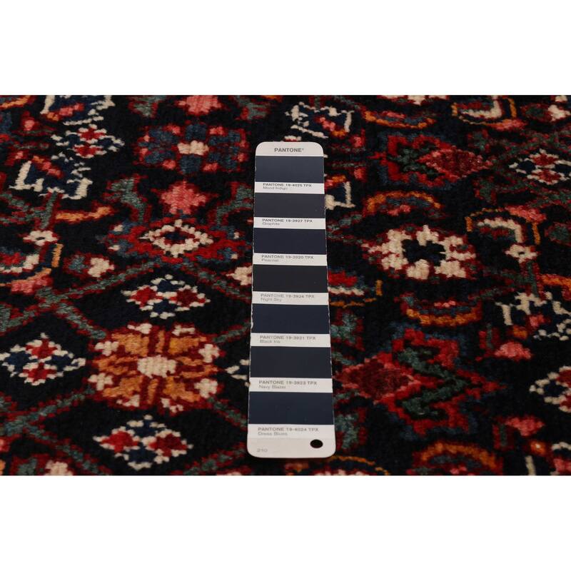 ECARPETGALLERY Hand-knotted Anatolian Vintage Navy Wool Rug - 5'4 x 10'2