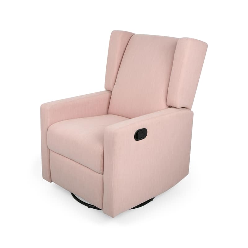 Christopher Knight Home - Hounker Contemporary Upholstered Swivel Recliner