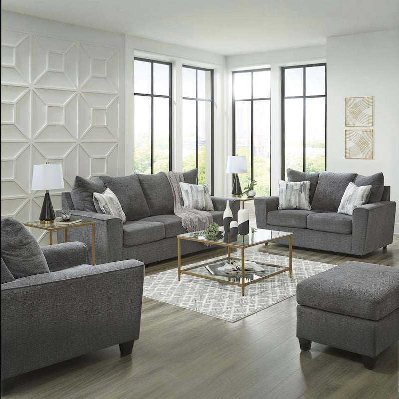 Signature Design by Ashley Stairatt Gray Ottoman