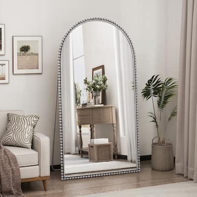 Iron Arch Retro Full Length Mirror With Supporting Feet