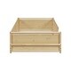 preview thumbnail 35 of 58, Sturdy Structure Floor Twin size Platform Bed with Built-in Book Storage Rack,Kids and Baby