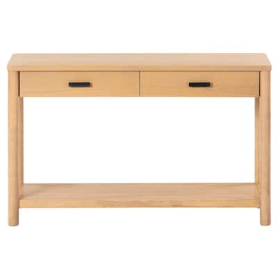 SAFAVIEH Couture Jaylessa Wood 2 Drawer Console Table - 48"W x 16"D x 30"H