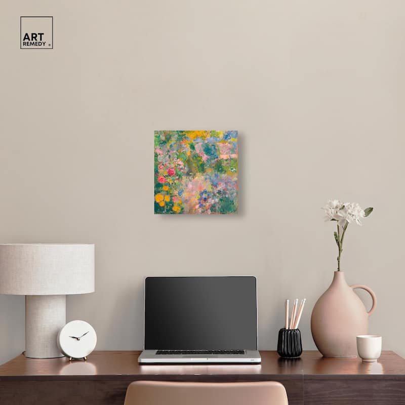 Hues of Happiness I Canvas by Art Remedy, Gallery Wrapped