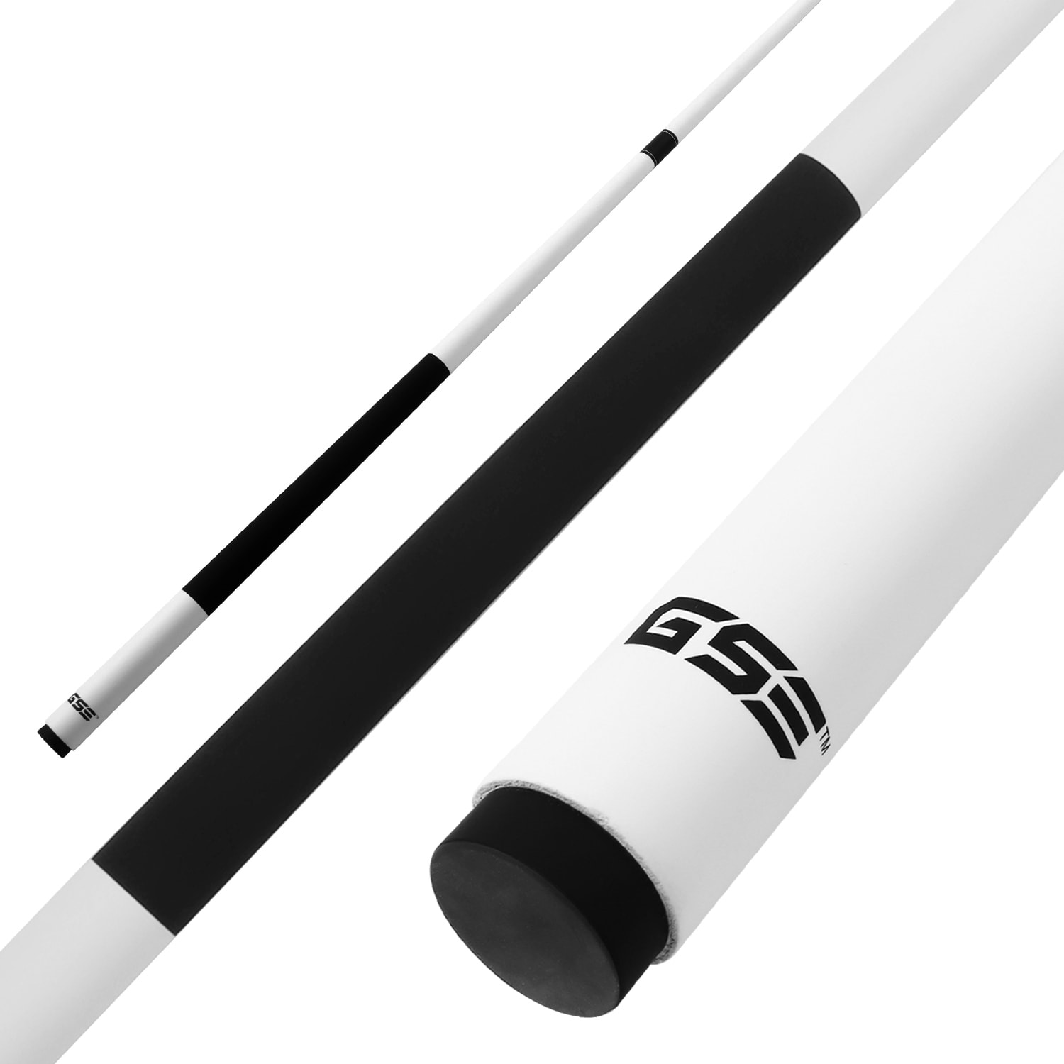 GSE™ 58" 2-Piece Fiberglass Graphite Composite Billiard Pool Cue Stick for Men/Women, Great for House or Commercial/Bar Use