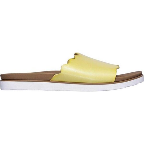 skechers slippers womens yellow
