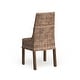 preview thumbnail 5 of 6, SAFAVIEH Suncoast Unfinished Natural Wicker Arm Chair (Set of 2) - 20" x 24" x 39"