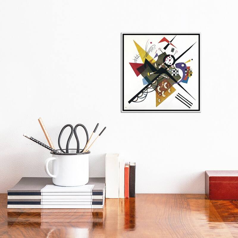 iCanvas "On White II, 1923" by Wassily Kandinsky Framed Canvas Print