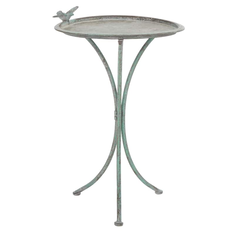 SAFAVIEH Jackeline Iron Outdoor Bird Bath - 21 In. W x 19 In. D x 29 In. H - 21Wx19Dx29H