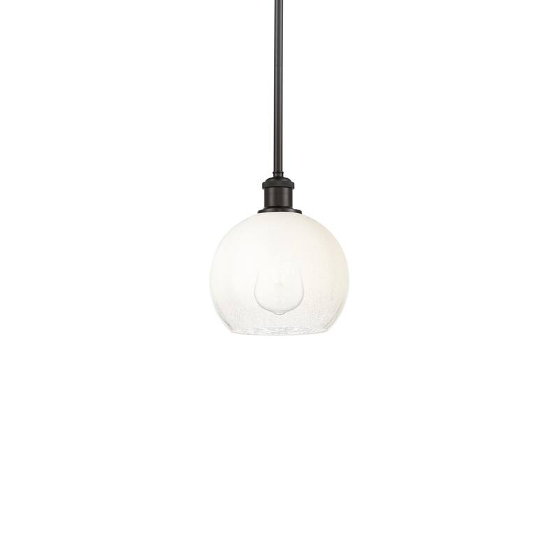 Innovations Lighting 516-1S-10-8 Brookhaven Globe Pendant Brookhaven - Oil Rubbed Bronze / Opal