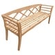 preview thumbnail 5 of 3, Seven Seas Teak Montana Teak Wood Outdoor Patio Bench, 6 Foot