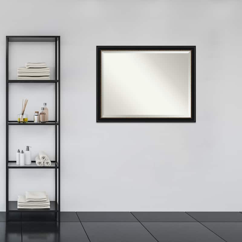 Beveled Wall Mirror - Manhattan Black Frame - Manhattan Black