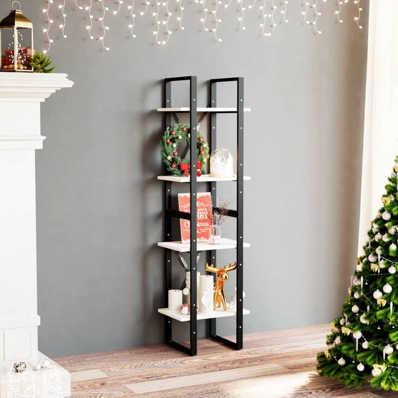vidaXL Bookshelf Book Cabinet Shelving Unit for Living Room Engineered Wood