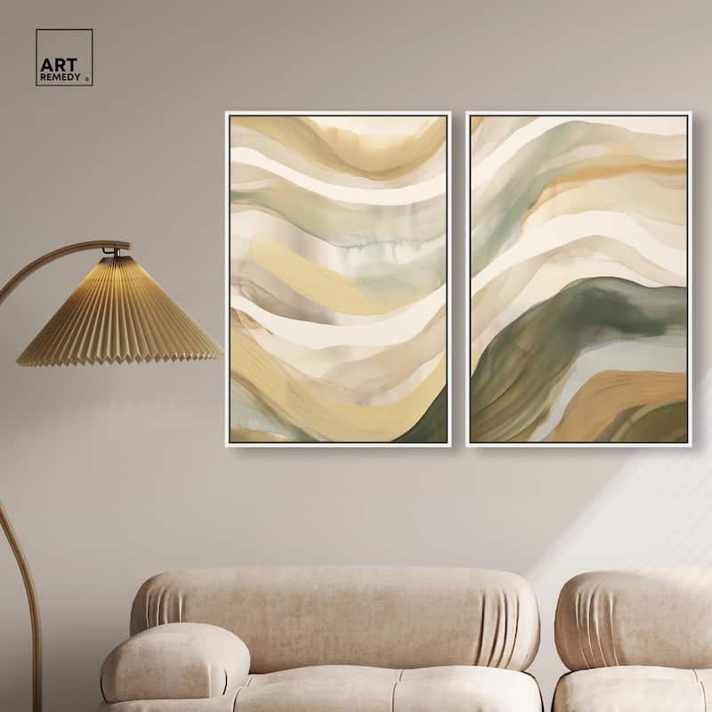 Dunes of Time I Canvas Set of 2 by Art Remedy