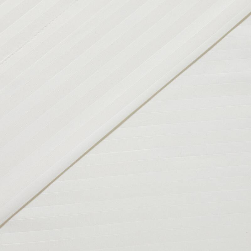 Sweet Home Collection 6 Piece Embossed Dobby Stripe Sheet Set, Double Brushed Microfiber.