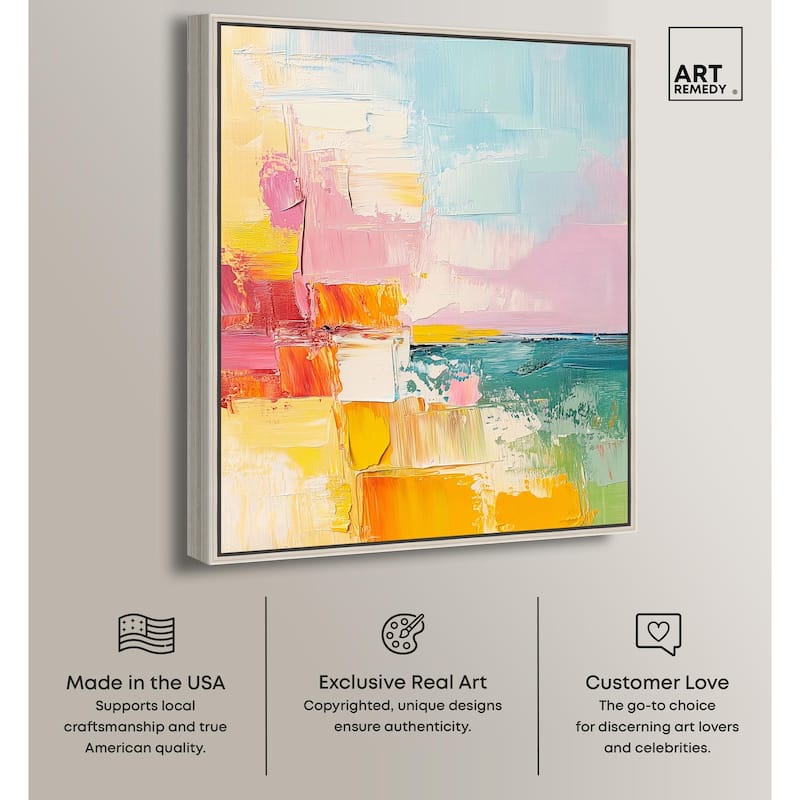 Hued Vista Canvas by Art Remedy