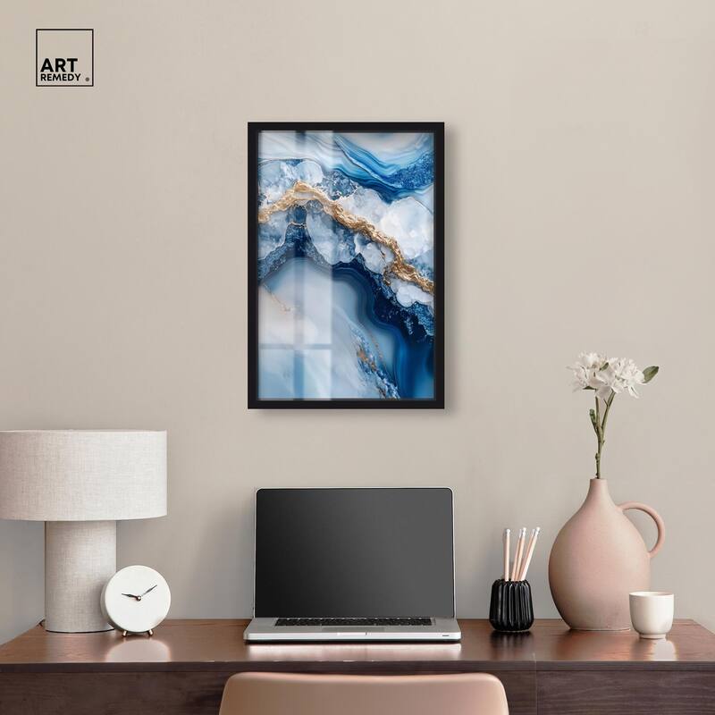 Molten Topaz II Shadowbox by Art Remedy