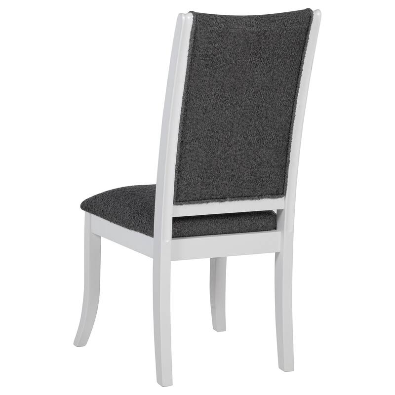 Tyler Pearl White Upholstered Dining Side Chair (Set of 2)