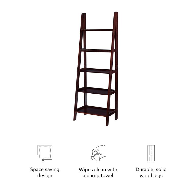 Freya 5-tier Ladder Bookshelf