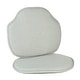 preview thumbnail 64 of 93, Klear Vu Gripper Omega Windsor Dining Chair Cushion Set Set of 4 - Spa