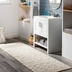 preview thumbnail 5 of 6, Artistic Weavers Torin Handmade Ivory/Blue Rustic Wool Area Rug 2'6" x 8' Runner - Ivory/Blue