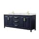 Option Dark Blue / Giotto Quartz Top / Brushed Gold