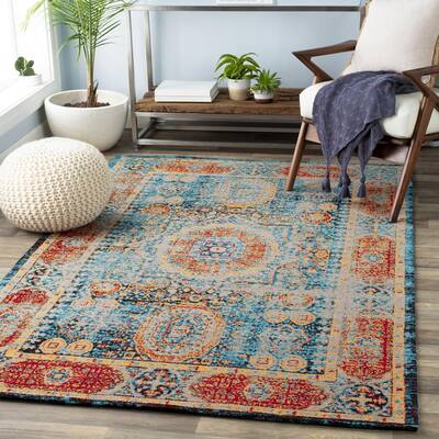 Livabliss Bohemian & Eclectic Amsterdam Medallion Area Rug