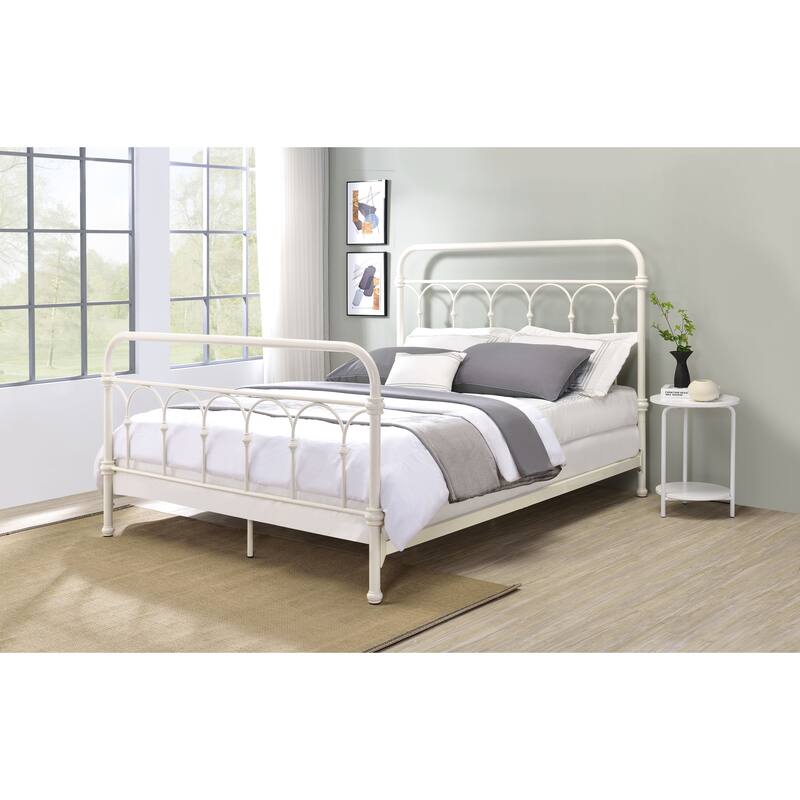 Citron White Finish Full Bed