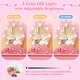 preview thumbnail 27 of 28, Kids Vanity Table Set with Lighted Mirror and Storage Drawer - 27.5” L x 13.5” W x 39” H