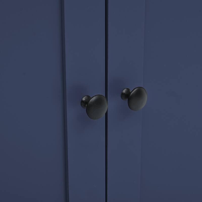 Modern Large Kitchen Pantry Cabinet, Wood Storage Cupboard with 2 Drawers, Adjustable Shelves & 8 Door Storage Shelves