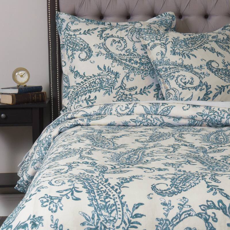 Kiera, Paisley, Turquoise, Duvet Cover