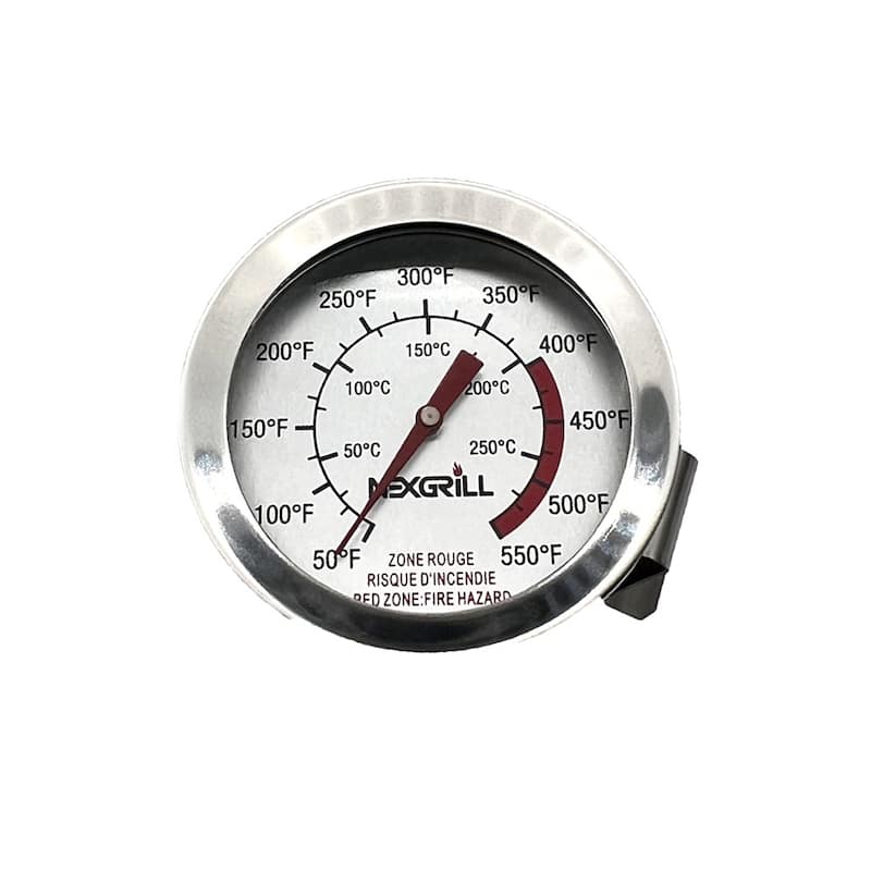 Nexgrill Stainless Steel 5-in. Deep Fry Thermometer with Clip - Silver - 5"