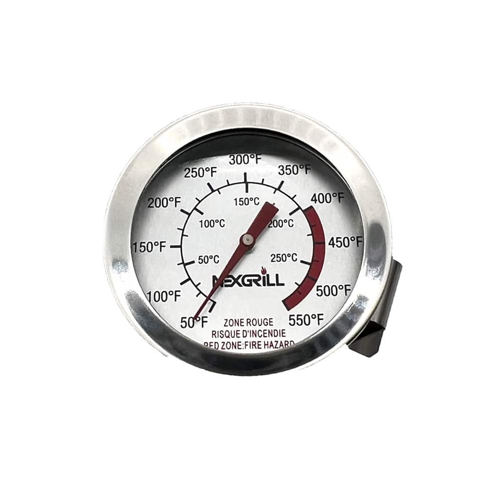 Nexgrill Stainless Steel 5-in. Deep Fry Thermometer with Clip - Silver - 5"