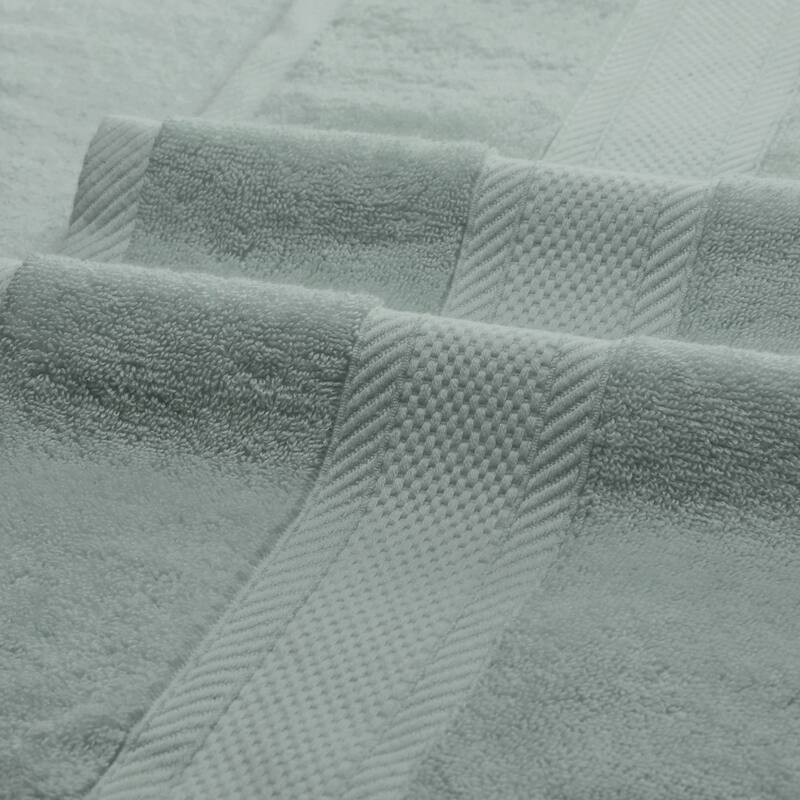 Cotton 2 Pack Bath Towels Set, Light Weight, Quick Dry and Highly Absorbent for Bathroom, Gym, Pool 28" x 56" - Dark Grey