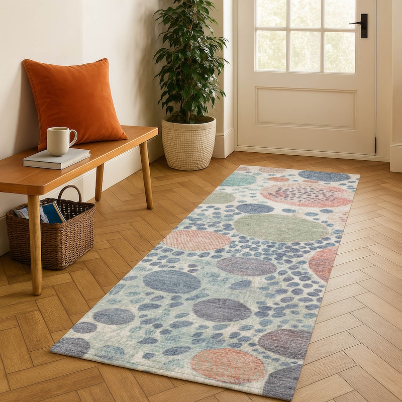 Premium Washable Super Soft Mayfield Rug - Denim - 2'3" x 7'6"