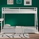 preview thumbnail 2 of 7, Same as Adam Twin Over Full Metal Bunk, No Box Spring Needed Easy Assembly White