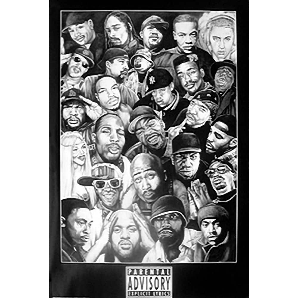 RAP Gods Art Poster - 24 x 36 Inch